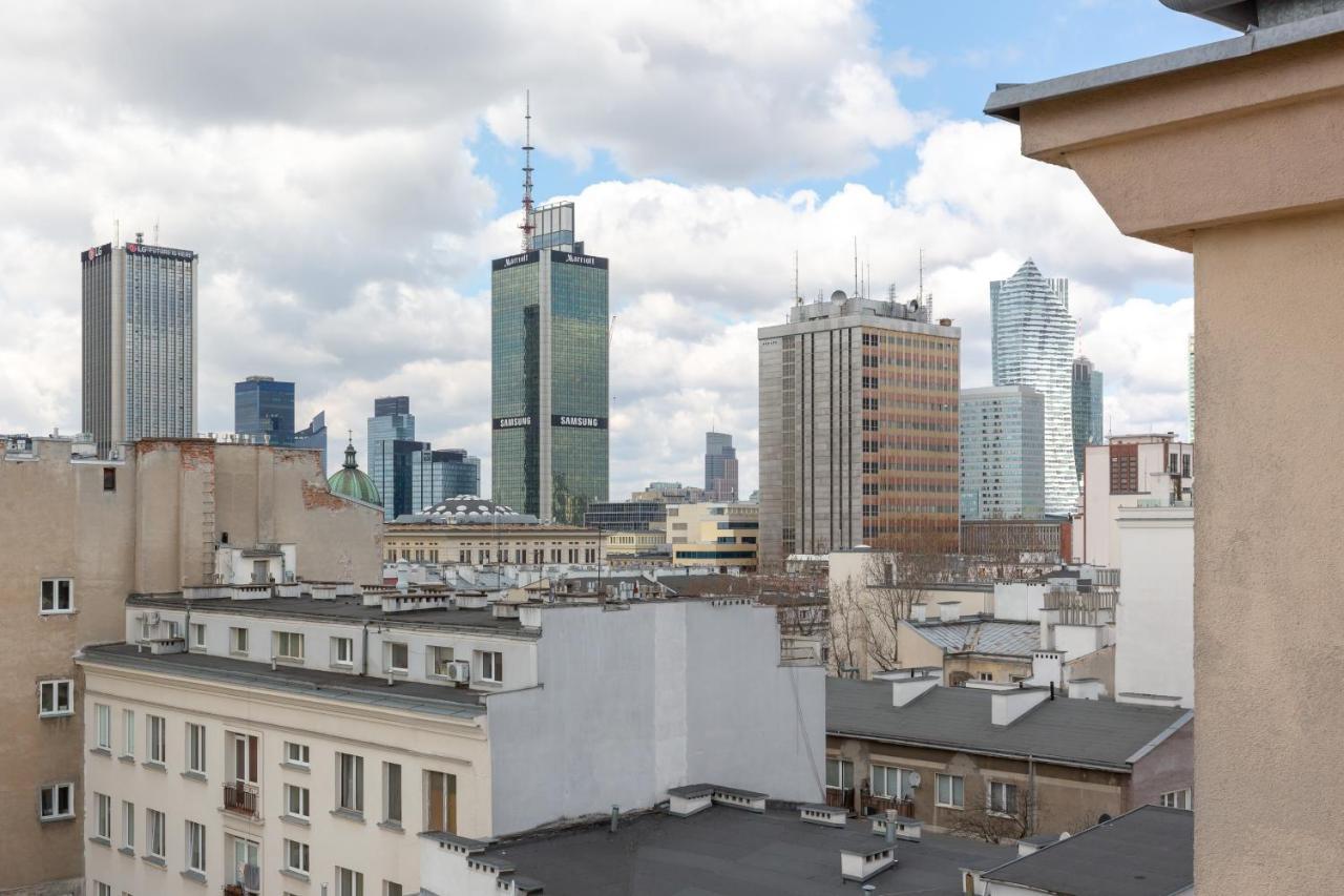 Top Floor View Apartment Marszalkowska By Noclegi Renters Warsaw Exterior photo